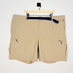 Men Lands' End 9" Outrigger Stretch Cargo Swim Trunks Size 3XL‎ 50-52